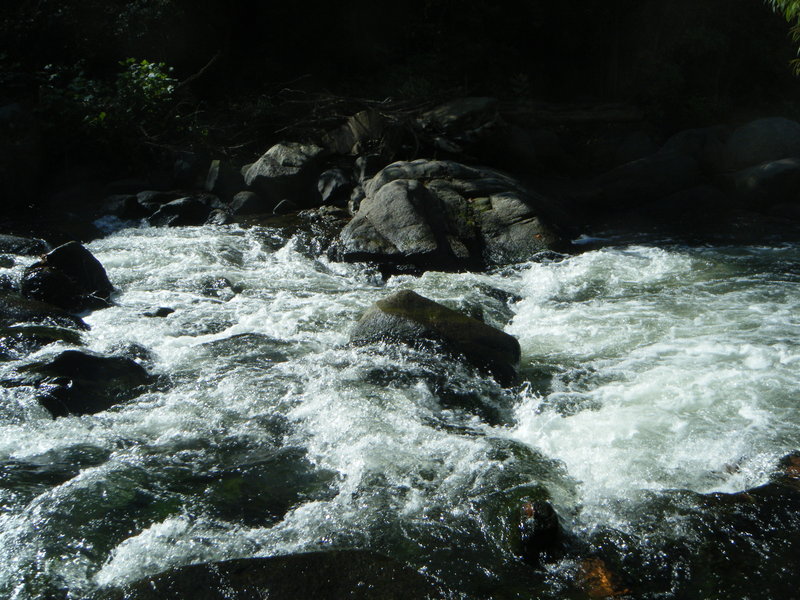 First section of falls