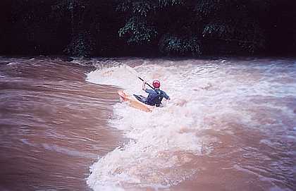 Playing at Twelvemile Creek