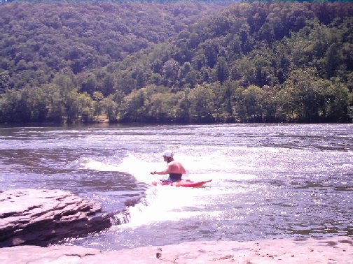 above Brooks Falls