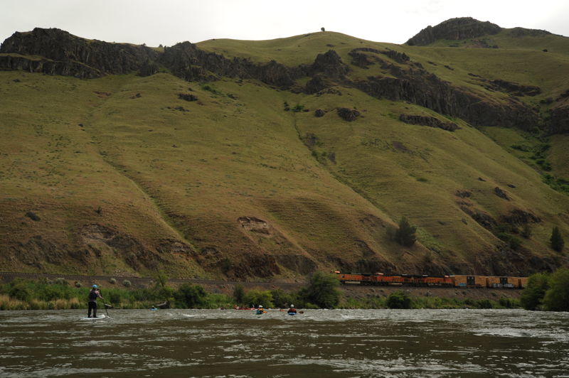 Train Near Hole in the Wall