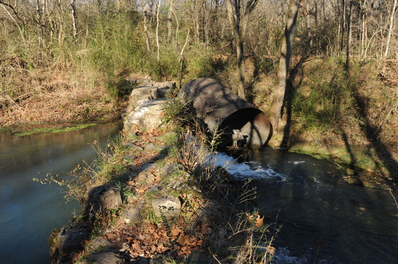 Remnants of Infrastructure at Boze Mill