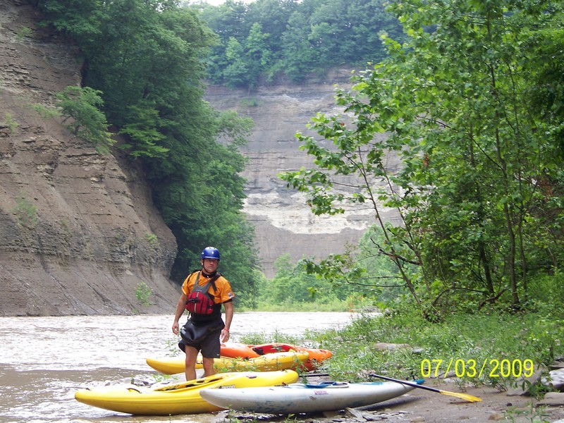 Taking a break in the Gorge