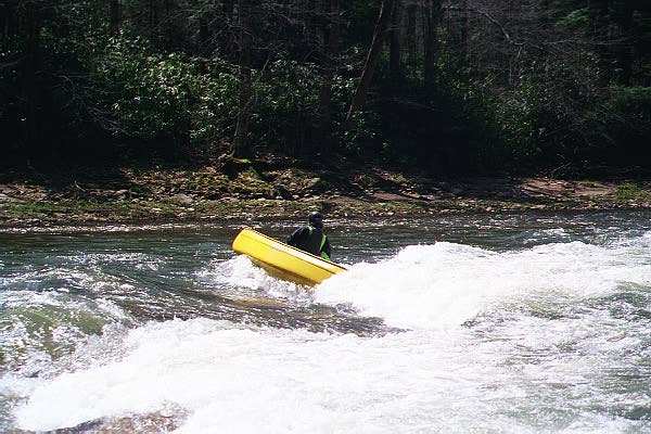 Surfing the Dry Fork of the Cheat River