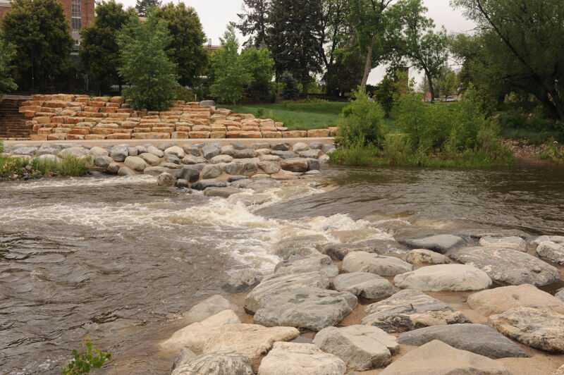 Whitewater Park First Feature, From River Left