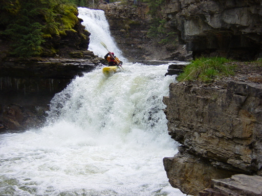 Ben C at Lower Ouzel Falls