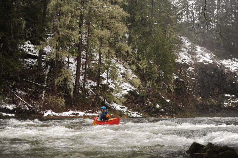 A Snowy Day on the Coweeman