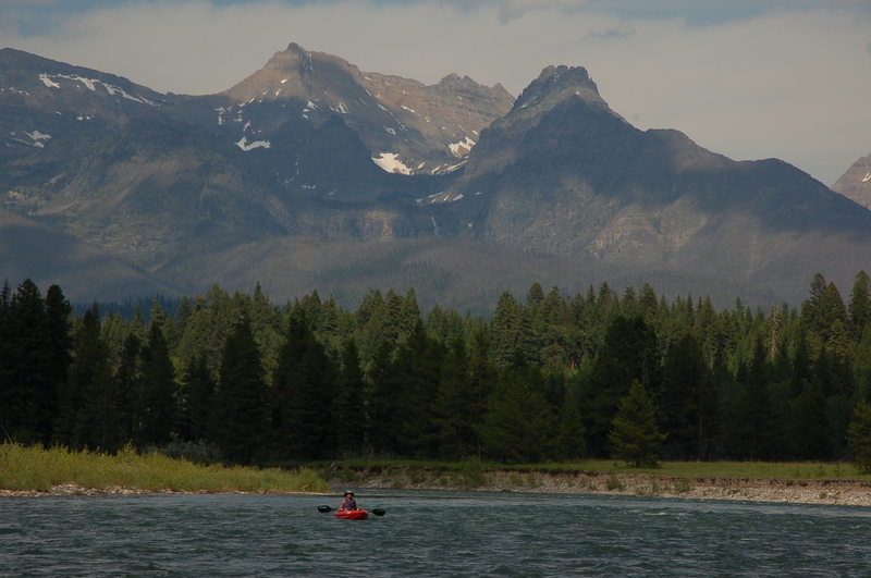 Glacier National Park is a spectacular backdrop of the whole trip
