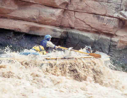 Raft at Upset Rapid