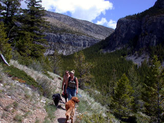 Hiking into Dearborn 2