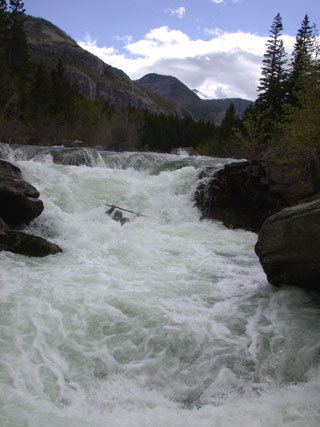 Colorado Chris in ledge/hole drop