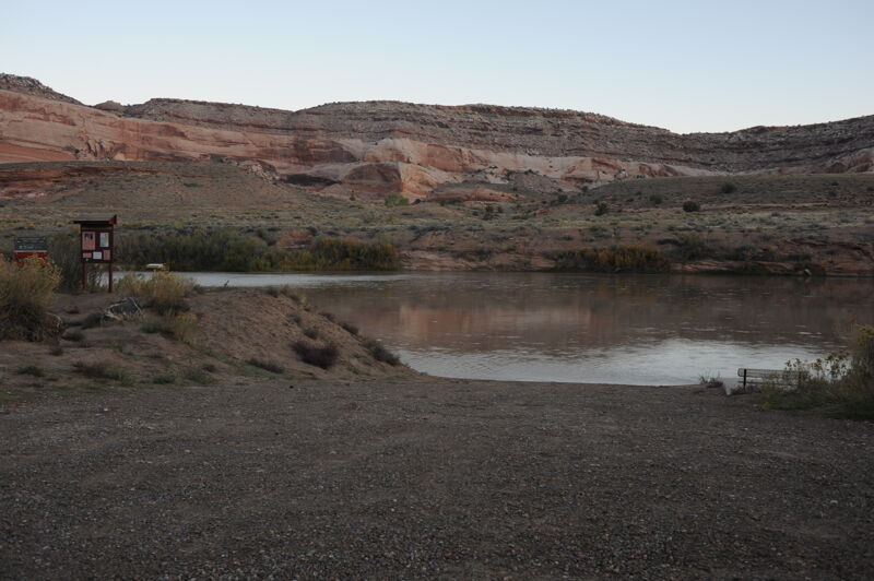 Dewey Bridge access area