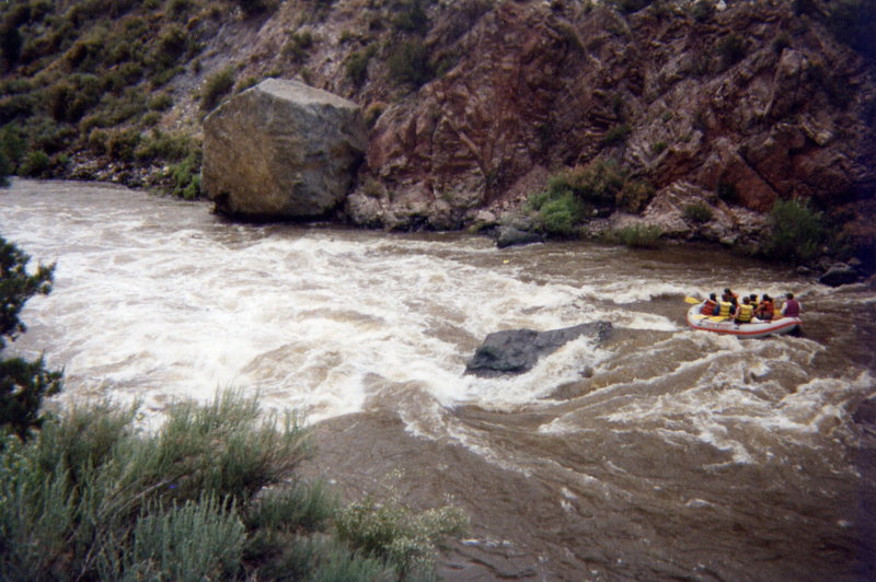 big rock at high water