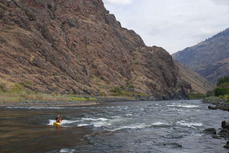 Surfing in Hells Canyon