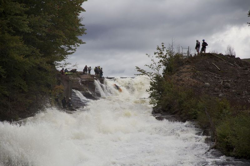 Carnage on the spillway