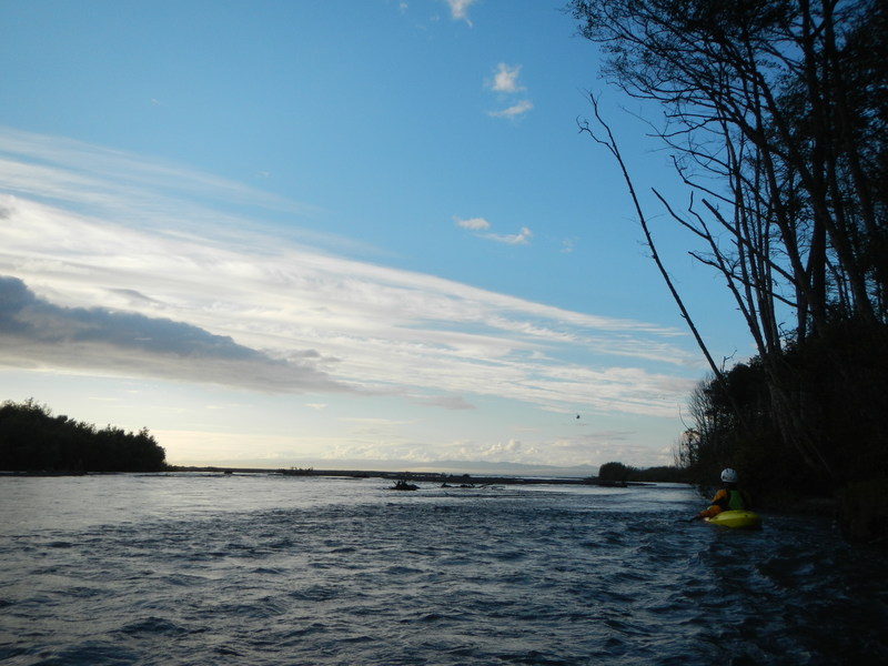 River Mouth and Ocean Surf