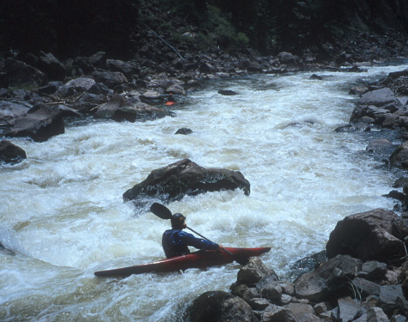 View Downstream of Gore Rapid