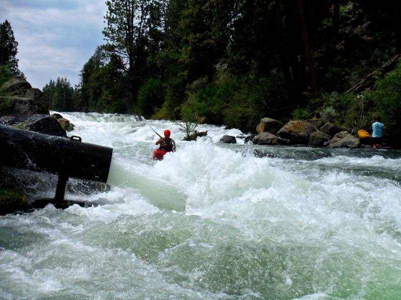 Approaching The Pipe