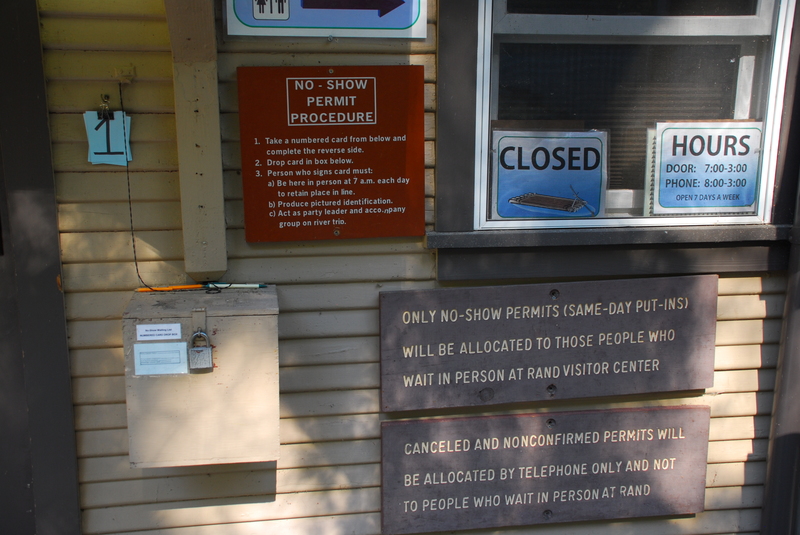 Smullin Visitor Center Permit Station