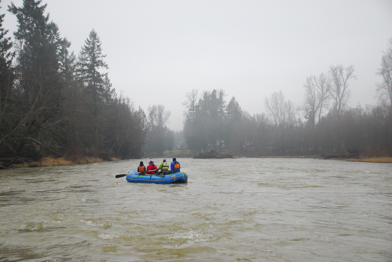 Floating on the Nisqually