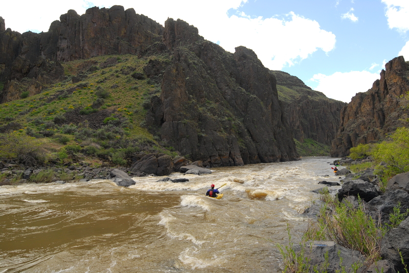 rapid upstream of Sharks Tooth