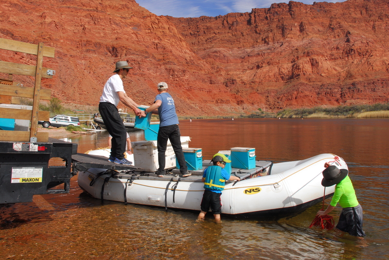 Loading Boats at Lee's Ferry
