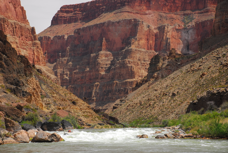 Looking Upstream at Lava Falls