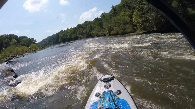 Rapids at the take out