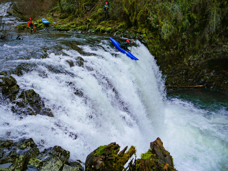 on Abiqua Creek @1. Crooked Finder Spur Road to Abiqua Falls