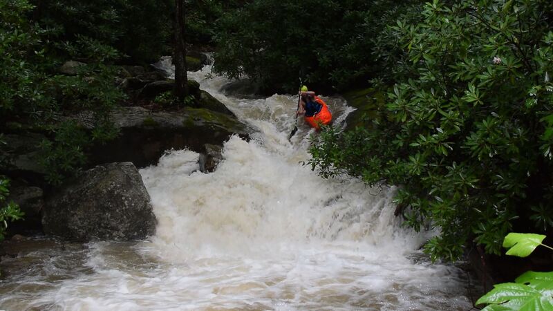 Matt on New Years Creek into Thunderhole Creek