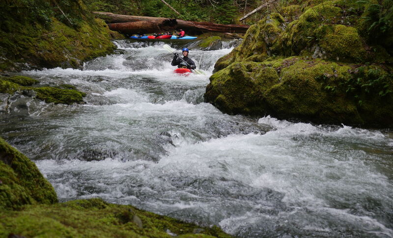  on Gold Creek @1 mile above LNF to NF Road 2209