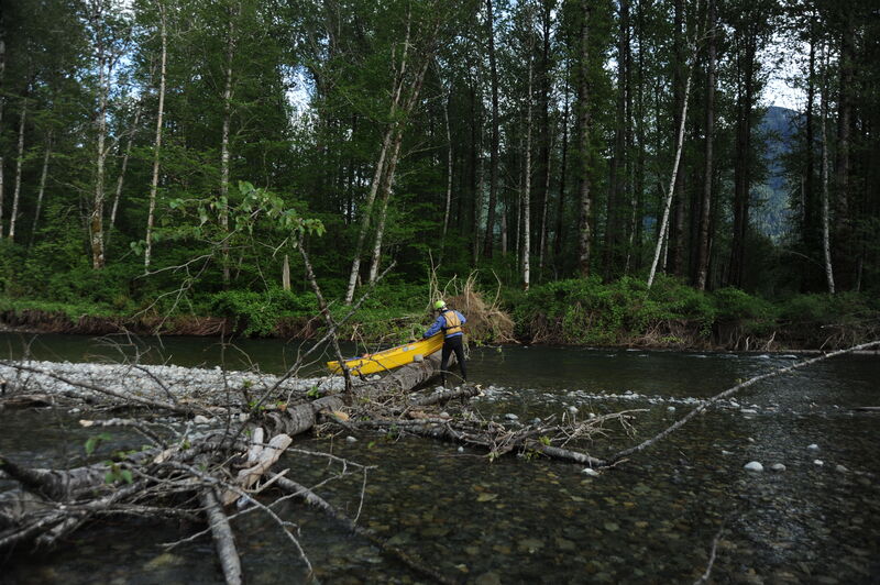 Log Portage on the South Fork