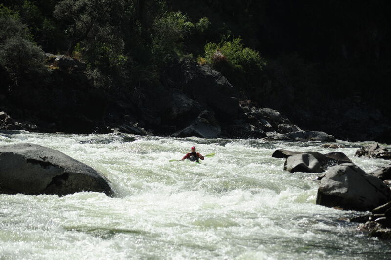 Lead in to Fall Creek Rapid