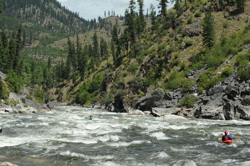 Elk Creek, middle drop