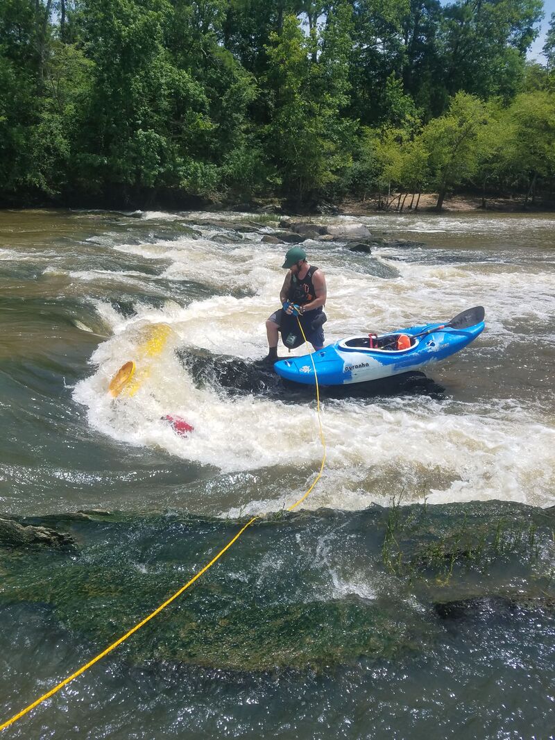 Rec Boat pinned Stewart's Falls 2.62 Ft