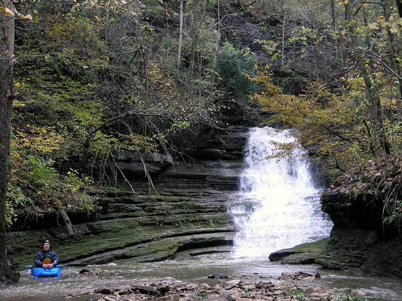 Waterfall near Boone Creek Lodge
