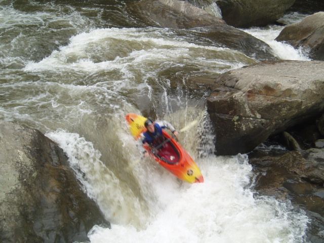Tim enjoying the Russell Fork