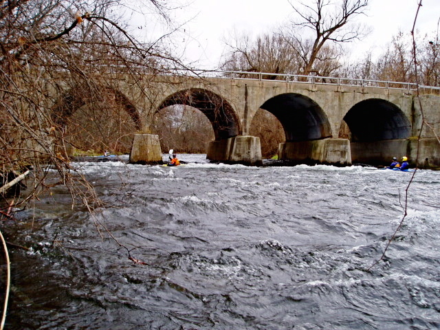 Upstream view of 4 Tunnel Bridge