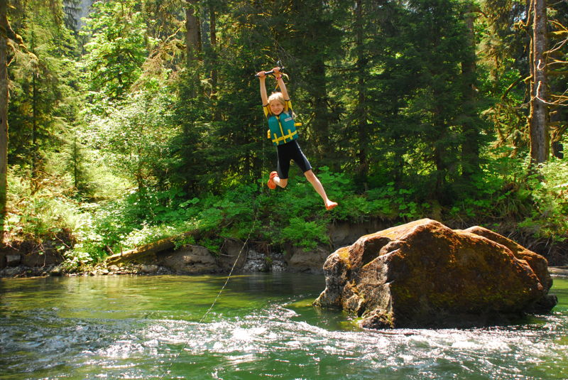 Rylie on the Rope Swing