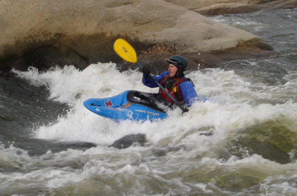 Surfing at Corner Rapid