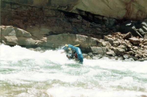 Flip at House Rock Rapid