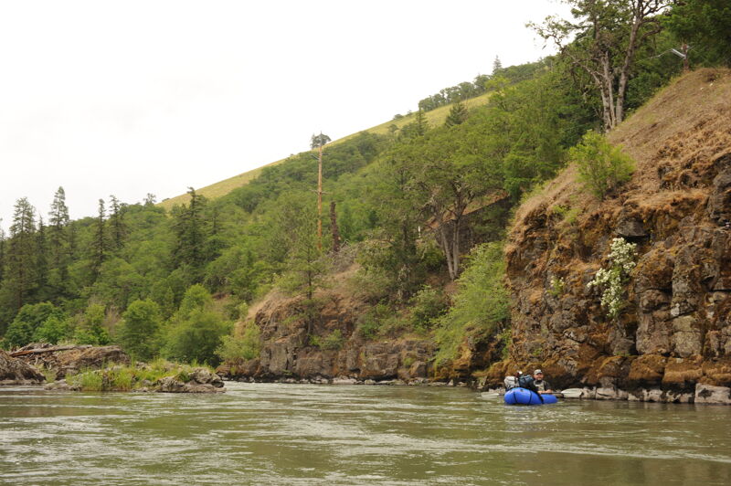 Mini Bedrock Gorge Below Little Klicktat
