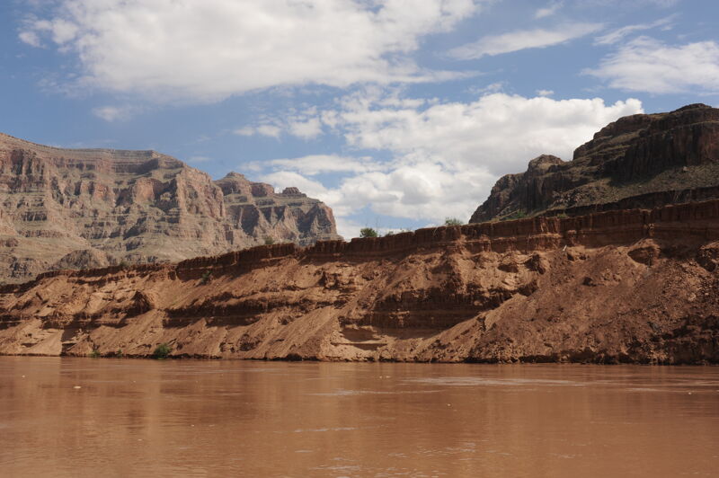 Sediment Wall Near Mile 276
