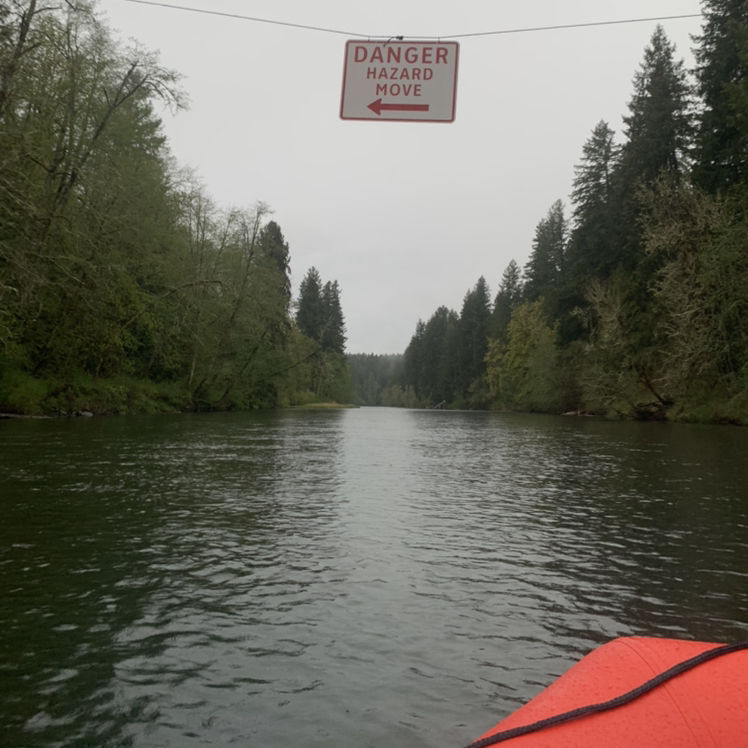 Danger move river left