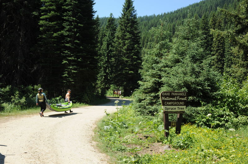 Spruce Creek Campground, Put-In
