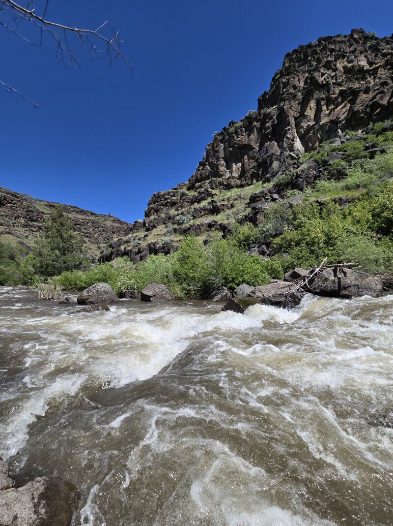 Sharp Left Bend Rapid