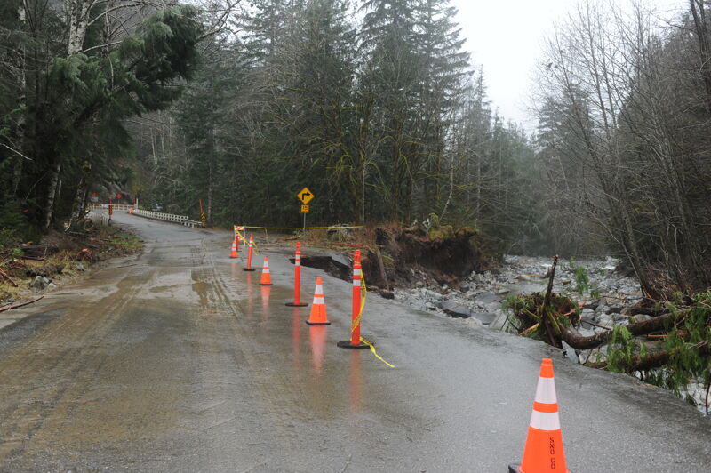 Road Damage at 499 Bridge