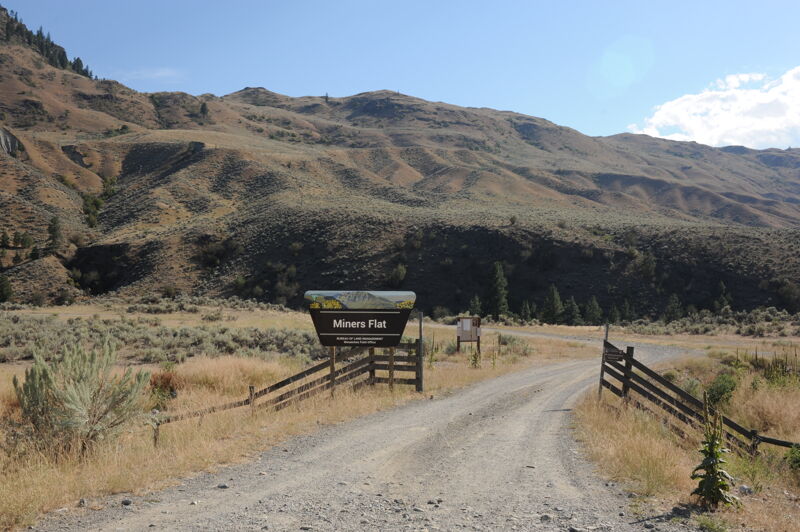 Miners Flat Sign