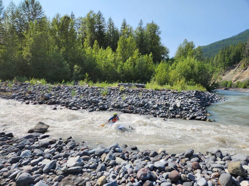 Final drop at the confluence