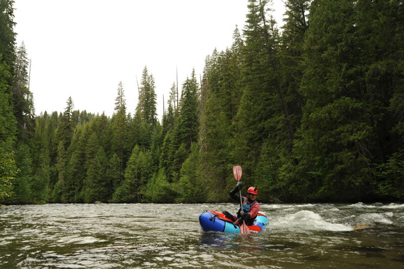 Packrafts on the Chiwawa
