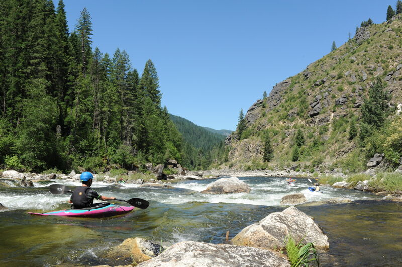 First Rapid in the Sequence at Whitefish